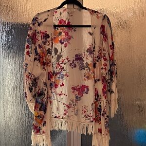 Umgee Multicolor Floral Kimono